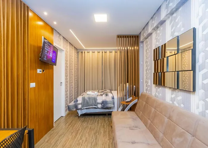 Studio Com Cama E Sofa-Cama No Faivre - Fai0403